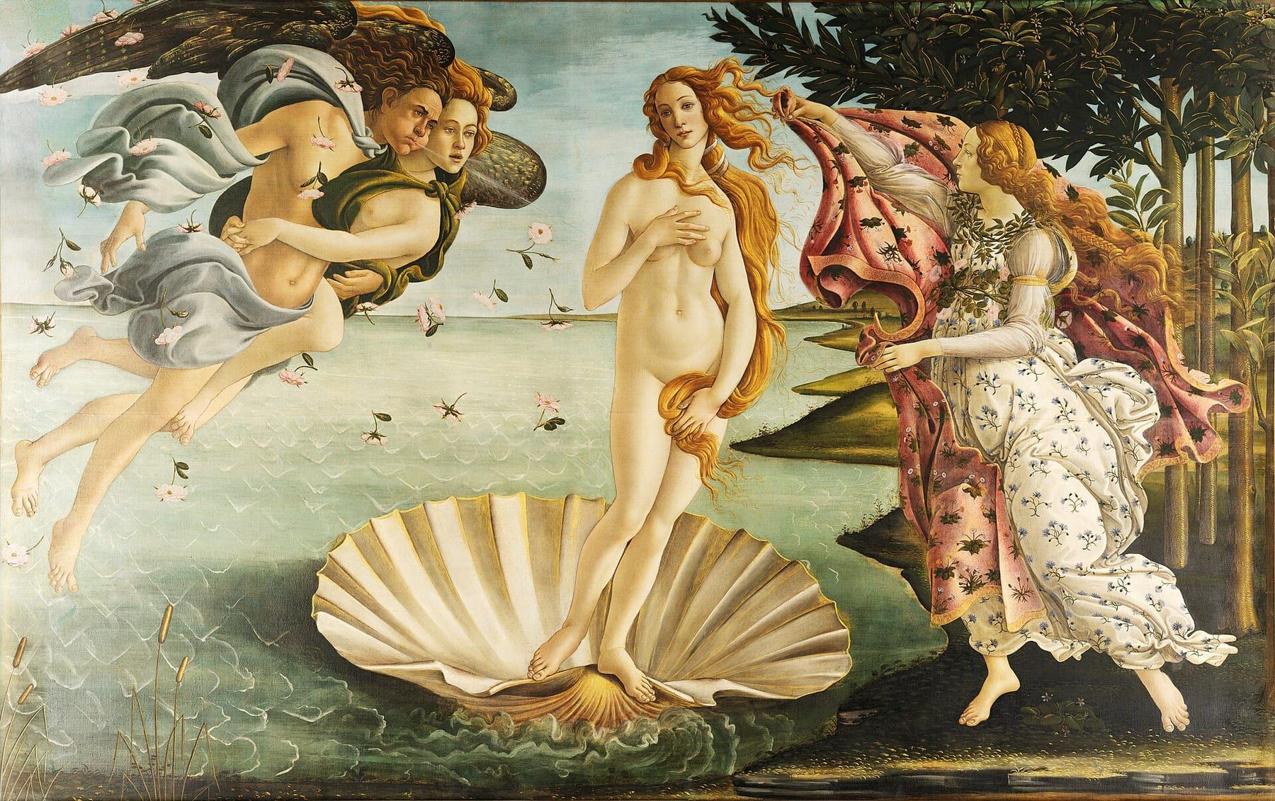 La Nascita di Venere nelle sale del Botticelli, riallestite una di fronte all'altra