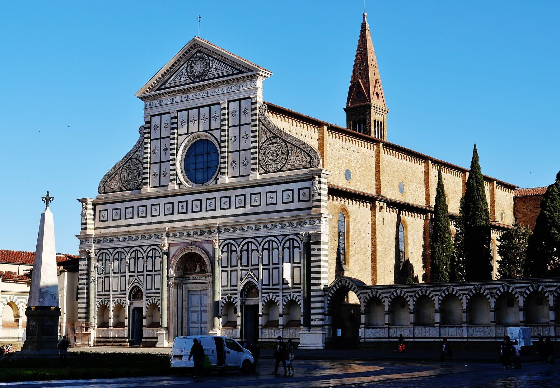 L'obelisco davanti a Santa Maria Novella: il punto d'incontro più usato dai free tour
