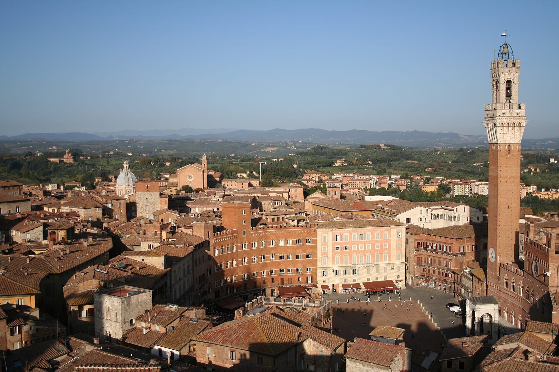 Piazza del Campo a Siena: la tappa che allunga di più le gite in giornata